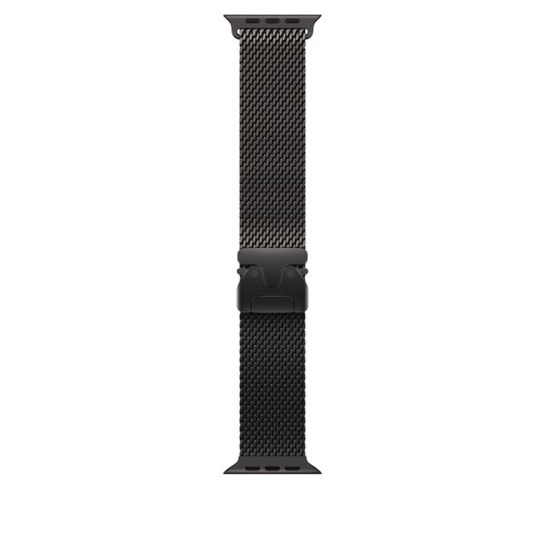 Apple 49mm Black Titanium Milanese Loop - Large (MK0Q4ZM/A)